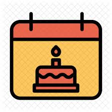 date of birth icon of colored outline style available in svg png eps ai icon fonts