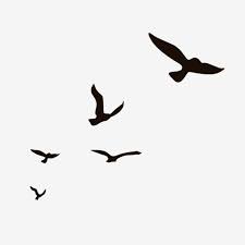 Black And White Goose Silhouette A Flock Of Birds Flying Seagull Wild Goose Pigeon Cartoon Flying Bird Silhouette Illustration Aerial Fly Li In 2020 Flying Bird Silhouette Bird Silhouette Birds Flying