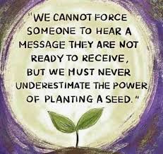  Seeds Are Food For Thought We Accept The Love Seeds Believe Quotes