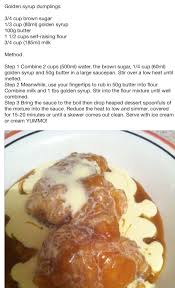 Golden Syrup Dumplings Recipes Dessert Recipes Food