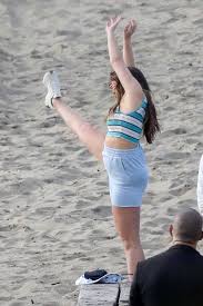| they broke up again after this. Addison Rae Frolics On The Beach In Multiple Outfits During A Shoot In Malibu California 040221 26