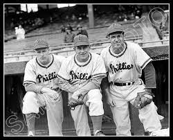 1949 Richie Ashburn Del Ennis Bill Nicholson Phillies Baseball Philadelphia Sports Baseball History
