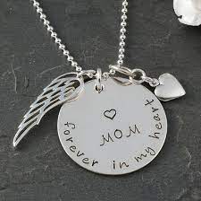 In Remembrance Necklace In Memory Of Mom Remembrance Necklaces Memorial Jewelry Jewelry