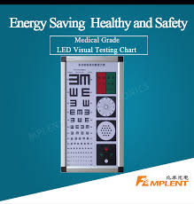Led Visual Chart Multi Function Light Box Quality Ophthalmic Testing Snellen Acuity E Chart Optometry Instrument Eye Test Chart Buy Led Visual Chart
