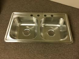 25 x 17 double bowl stainless steel sink