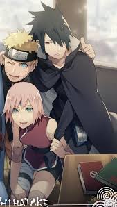 Naruto Uzumaki Sakura Haruno Sasuke Uchiha Naruto Shippuden Gaiden Fanart Anime Anime Fa Naruto Shippuden Sasuke Naruto Team 7 Naruto Und Sasuke