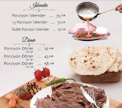 Doner Agaci Menu Fiyatlari Menu Doner Porsiyon Doner 100 Gr 29 Tl Porsiyon Doner 150 Gr 435 Tl Porsiyon Doner 200 Gr 5 Durumler Ekmekler Istanbul