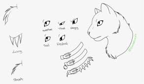 Check it out in cat coloring pages! Microsoft Logo Lineart Warrior Cats Drawing Base Hd Png Download Kindpng