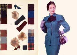 Perfect as evening homecoming dress;prom dress, cocktail party dress. 1950s Fashion Color Swatch Fall Dresses In 1950 Glamour Daze