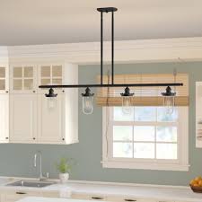 light kitchen island linear pendant