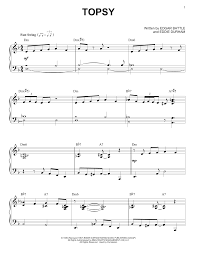Count Basie Topsy Sheet Music Notes Chords Score Download Printable Pdf Sheet Music Notes Sheet Music Digital Sheet Music