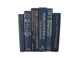 Blue Decorative Book Set S 6 Book Decor Vintage Interior Design Book Set