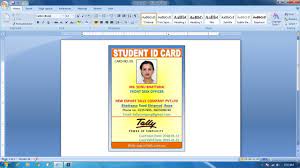 Consolidated id card office online. How To Make Id Card Design In Ms Word 2018 Advance Id Card Design Youtube