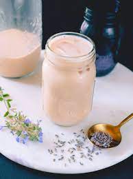 Iced Lavender Earl Grey London Fog Latte Wholesomely Elle Tea Latte Recipe Tea Recipes Food