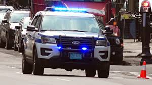 Hours may change under current circumstances Great Siren Boston Police Car Responding Urgently Ford Interceptor Youtube