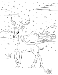 I hope your kids enjoy these free printable reindeer color pages and that your family have the merriest christmas to date! Printable Reindeer Coloring Page