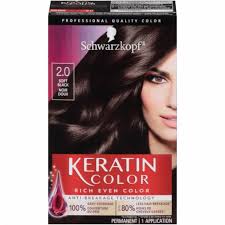 Some do it to cover gray or to make a fashion statement. Schwarzkopf Keratin Color 2 0 Soft Black Permanent Hair Color 1 Ct Kroger