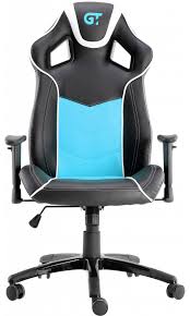 Opseat grandmaster series light blue gaming chair. Gaming Chair Gt Racer X 2560 Black White Light Blue