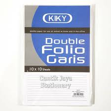 Corak tulisan cantik untuk folio. Kertas Double Folio Garis Kiky Per Pak Isi 10 Lembar Shopee Indonesia