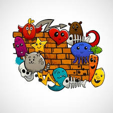 So here's a ton of our all time favourite character writers, all in one post! Free Vector Graffiti Word Character Print