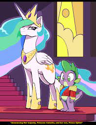 Prince Spike - Son of Princess Celestia by Droll3 -- Fur Affinity [dot] net