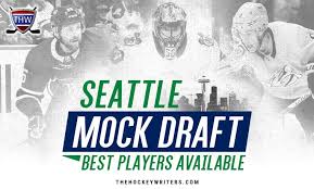 The expansion draft will take place wednesday, with seattle selecting 30 players — one from each team's availability list, excluding the golden knights, who joined the nhl in 2017. Seattle Mock Expansion Draft Best Players Available