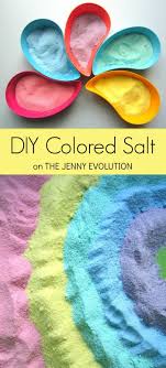 Easy Diy Colored Salt Rainbow Salt Sensory Bin Sensory Bins Sensory Crafts Toddler Sensory