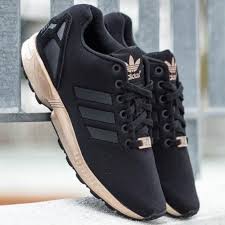 Black And Gold Adidas Zx Flux Womens Beautiful Black And Gold Woman S Adidas Shoes Adidas Shoes Women Casual Sport Shoes Sport Shoes Women