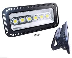 Led Slim Flood Light 300w 5000k Day Light Outdoor Black Parking Lot Warehouse Bay Wall Pack