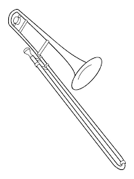 Musical Instruments Coloring Pages For Kids Musical Instruments Coloring Pages 33 Coloring Pages Of Musical Instr Trombone Art Trombone Musical Instruments