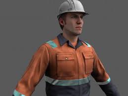 Construction Worker Free 3d Model 3d Model Model Free Characters
