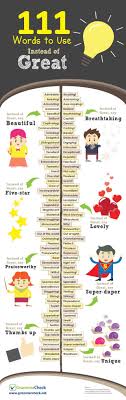 111 Words To Use Instead Of Great English Vocabulary Words To Use Learn English