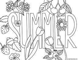 Children love to know how and why things wor. Summer Coloring Pages The Best Ideas For Kids
