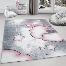 Teppich wohnzimmer schlafzimmer kinderzimmer cartoon star wars teppich rechteckigen kinderzimmer esszimmer baby wohnbereich bett aktivität fußmatte. Kinderteppich Kinderzimmer Teppich Bar Wolken Stern Angeln Grau Weiss Pink Grosse 80x150 Cm