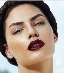 Bordo Make Makeup Makyaj Dudak Goz Eyes Kas Kahve Kahverengi Mat Guzel Beatiful Perfect Rouge A Levres Maquillage Regards Levres Sombres