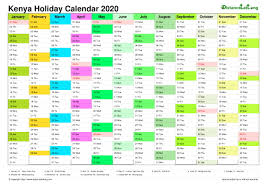 We also provide malaysia holiday calendar for 2020 in word, excel, pdf and printable online formats. 2020 Holiday Calendar Landscape Orientation Free Printable Templates Free Download Distancelatlong Com