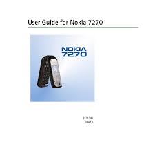 User Guide for Nokia 7270