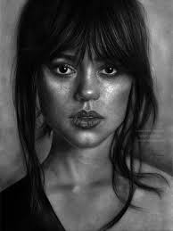 Disegno Mercoledi Facile Di Jenna Ortega Favile