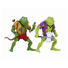 Tmnt characters, there are three rabbid characters: Tortugas Ninjas Adolescentes 1980 Figuras 18 Cm Ranas Genghis Rasputin Munecos Y Peluches Cine Y Tv Comic Stores