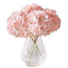 Veryhome artificial flowers silk roses fake bridal wedding bouquet for home garden party floral decor 10 pcs (white curved stem). Kislohum Artificial Hydrangea Flowers Blush Heads 10 Fake Hydrangea Silk Flowers For Wedding Centerpieces Bouquets Diy Floral Decor Home Decoration With Stems Buy Online At Best Price In Uae Amazon Ae