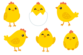Cute Baby Chickens Patterns Cartoon Chicken Baby Chickens Chicken Clip Art