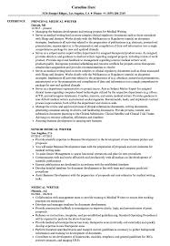 Centurion medical has such a strong reputation that i thought it would be a good place to work. Medical Writer Resume Samples Velvet Jobs