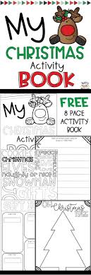Free Christmas Activity Book Christmas Activity Book Christmas Kindergarten Book Activities