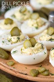 Dill Pickle Deviled Eggs Devilled Eggs Recipe Best Deviled Eggs Best Deviled Eggs