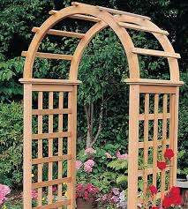 15 Beautiful Wooden Arches Creating Romantic Garden Design Diy Garden Trellis Garden Archway Garden Arch