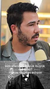 Büyük büyük dede Thomas Edisondan torununa kalan çok anlamlı bir söz..😅,  #kesfet #Thomas #reelsvideoシ #sarımikrofon