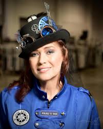 I look entirely too sweet here. Some of you lucky folk know better, don't  you. 😂 📸 @lamlightphotography #tardiscosplay #doctorwhocosplay  #doctorwhocosplayer #cosplay