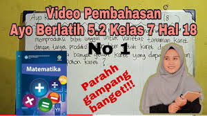 Manfaat dari membaca informasi nilai gizi / nutrition facts 1. Ayo Kita Berlatih 5 2 Kelas 7 Smp No 3 Hal 18 19 Youtube