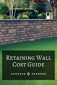 cost to build a retaining wall in 2019 inch calculator