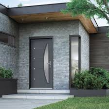 Porte D Entree Monobloc Acier Bons Plans Porche Entree Maison Entree Maison Moderne Entree De Maison Exterieur